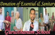 Gurusthanam School -Donation of Essential & Sanitary Items to K.R.R Old Age Home Visakhapatnam