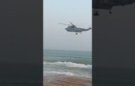 Demo Rehearsal Navy Helicopters vizag beach #ytshorts #shorts #vizagvision