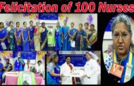 Felicitation of 100 Nurses by Centennial international inner wheel Day celebration visakhapatnam