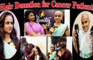 Beautician Hair Donation for Cancer Patients | జుట్టు దానం చేయడానికి ముందుకొస్తున్న మగువలు