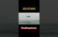 Milan 2024 Helicopter at beach #youtubeshorts #shots #vizagvision #navymilan #Navy day