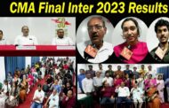 CMA Final Inter 2023 Results Toppers 18 Ranks  to Visakhapatnam Vizag Vision