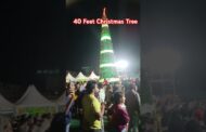 40 Feet Christmas Tree at Beach Road Flea & Glee  #vizagvision #beach #Christmas Tree 🌲🌲