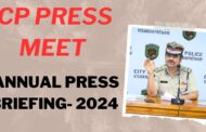 CP Press Meet  Annual Press Briefing- 2024 of Visakhapatnam city Police Vizagvision