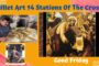 Millet Art by Moka Vijay Kumar 14 Stations Of The Cross Good Friday in Visakhapatnam Vizag Vision